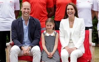 Kate, William e la principessa Charlotte Kate, William e la principessa Charlotte