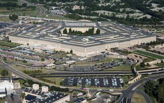 UNITED STATES - AUGUST 29: Aerial view of the Pentagon building. (Photo By Bill Clark/CQ-Roll Call, Inc via Getty Images)