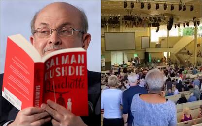 Salman Rushdie colpito al collo e all'addome con arma da taglio. VIDEO