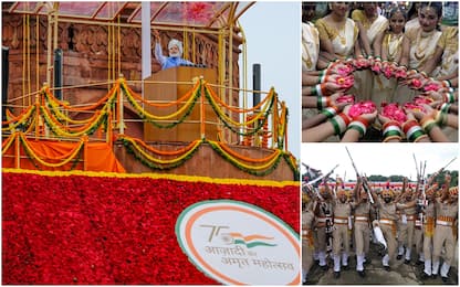 India, 75 anni di indipendenza: celebrazioni a Nuova Delhi. FOTO