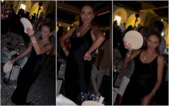 Russia: Is Peskov’s wife Tatiana Navka in Greece?  In a video she smashes dishes on the ground
