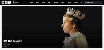 Queen Elizabeth is dead, the news on websites around the world, 8 September 2022. ANSA / BBC