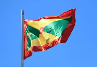 The flag of Grenada during day five of the 2018 Commonwealth Games in the Gold Coast, Australia.  (Photo by Mike Egerton / PA Images via Getty Images)