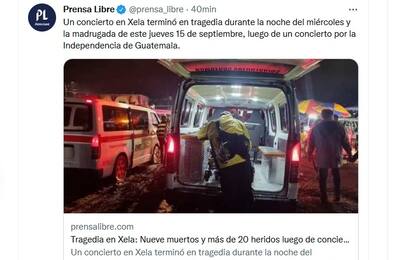 Guatemala, ressa in un concerto: morti e feriti