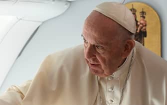 Kazakhstan, 22/09/15 Pope Francis During the Dismissal Ceremony from Kazakhstan in Nur-Sultan  Photograph by Vatican Media / Catholic Press Photo. RESTRICTED TO EDITORIAL USE - NO MARKETING - NO ADVERTISING CAMPAIGNS