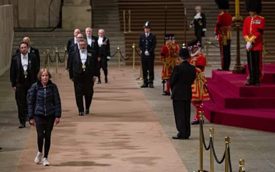 Chrissy Heerey, the last person to greet the Queen’s coffin before the funeral