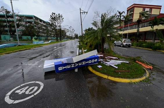 Hurricane Ian, 2 deaths and serious damage to Cuba. Now it is heading for Florida
