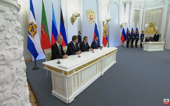 Putin: “Il popolo delle regioni ucraine ha scelto l'annessione”