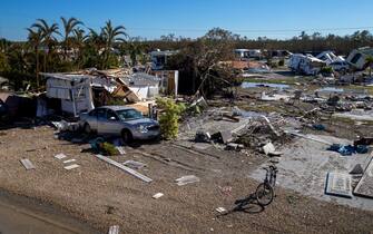 The damage caused by the passage of Hurricane Ian in Florida