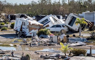 I danni causati dal passaggio dell'uragano Ian in Florida