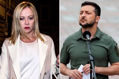 Ucraina, Zelensky a Meloni: "Spero venga presto a Kiev"
