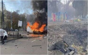 attacco bombe su kiev