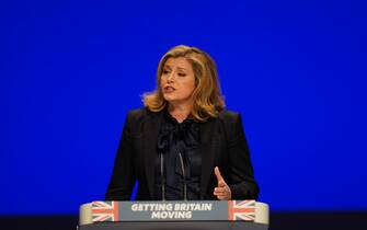 Leader of the House of Commons Penny Mordaunt speaking at the Conservative Party annual conference at the International Convention Centre in Birmingham. Picture date: Sunday October 2, 2022.