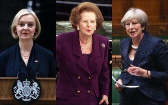 Liz Truss, Margaret Thatcher e Theresa May 