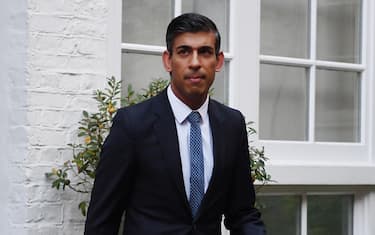 epa10262397 Former British Chancellor of the Exchequer Rishi Sunak leaves his home in London, Britain 24 October 2022. Sunak looks set to succeed outgoing Liz Truss as Britainâ€™s prime minister after former premier Boris Johnson pulled out of the race for the Conservative Party leadership. Penny Mordaunt is Sunakâ€™s only challenger but trails way behind him in the MP vote.  EPA/ANDY RAIN