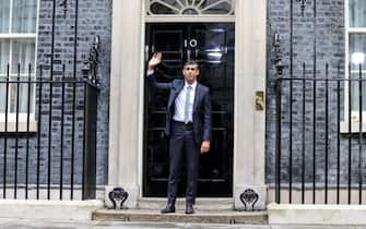 Prime Minister Rishi Sunak stands at the door of number ten Downing Street 

Material must be credited "The Times/News Licensing" unless otherwise agreed. 100% surcharge if not credited. Online rights need to be cleared separately. Strictly one time use only subject to agreement with News Licensing