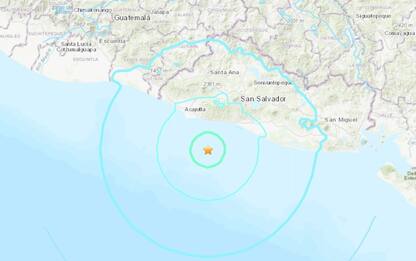 Terremoto di magnitudo 6 a El Salvador