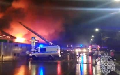 Russia, incendio in un nightclub a nord-est di Mosca: 15 morti. VIDEO