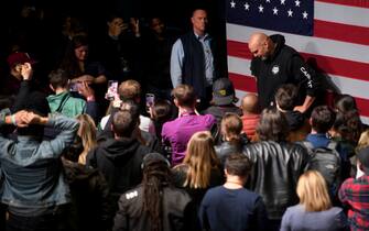 1244628390 PITTSBURGH, PA - NOVEMBER 09: Democratic Senate candidate John Fetterman speaks to supporters during an election night party at StageAE on November 9, 2022 in Pittsburgh, Pennsylvania. Fetterman defeated Republican Senate candidate Dr. Mehmet Oz. (Photo by Jeff Swensen/Getty Images)