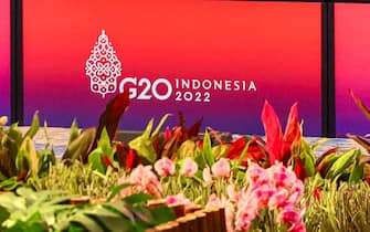 DENPASAR, BALI, INDONESIA - JULY 8, 2022: Delegations attend the first session of the G20 Foreign Ministers' Meeting. Russian Foreign Ministry Press Service/TASS/Sipa USA
