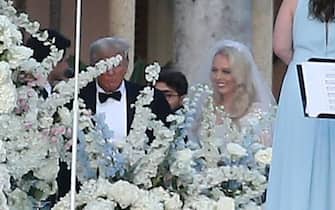 Palm Beach, FL - Donald Trump, Tiffany, Ivanka, and Melania Trump during Tiffany Trump and Michael Boulos's wedding in Palm Beach.  Pictured: Tiffany Trump, Donald Trump, Ivanka Trump, Melania Trump BACKGRID USA 12 NOVEMBER 2022 USA: +1 310 798 9111 / usasales@backgrid.com UK: +44 208 344 2007 / uksales@backgrid.com * UK Clients - Pictures Containing Children Please Pixelate Face Prior To Publication *