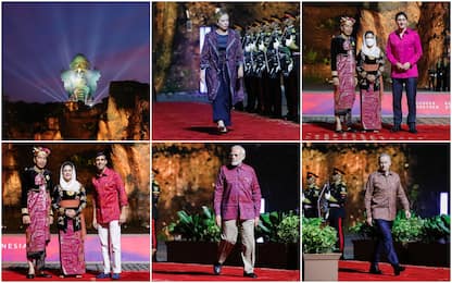 G20 Bali, alla cena di gala look indonesiani per i leader. FOTO