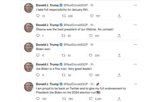 Tweet del fake Donald Trump