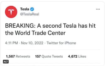 Fake Tesla tweet