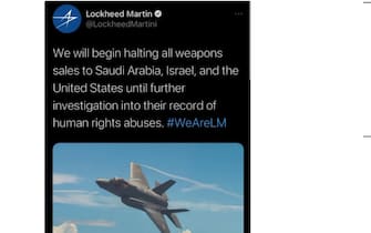 Fake Lockheed Martin tweet