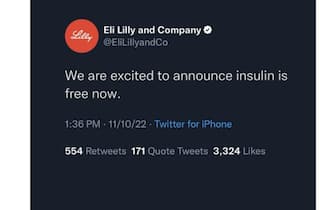 Tweet del fake Elli Company