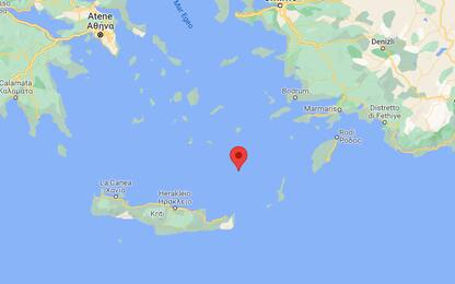 Terremoto in Grecia, sisma magnitudo 5,4 al largo di Creta