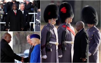Re Carlo incontra il presidente del Sudafrica Cyril Ramaphosa. FOTO