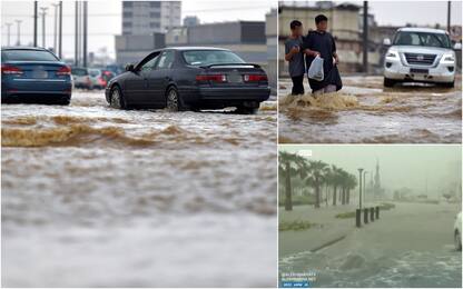 Arabia Saudita, alluvione a Gedda: due morti. FOTO
