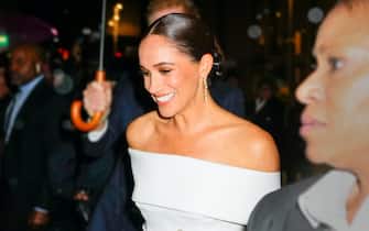 NEW YORK, NEW YORK - DECEMBER 06: Meghan Markle arrives at the Ripple Awards Gala at the New York Hilton on December 06, 2022 in New York City. (Photo by Gotham/GC Images)