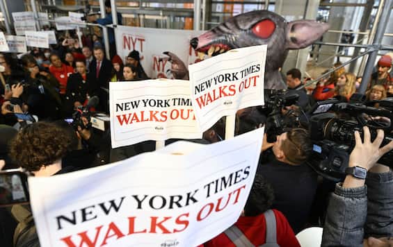 Strike at the New York Times, more than 1,100 employees stopped