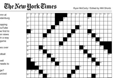 Usa, cruciverba a forma di svastica sul New York Times: polemiche