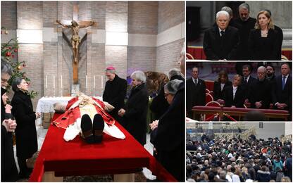 Papa Ratzinger, in migliaia a San Pietro per l'ultimo saluto. FOTO
