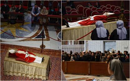 Ratzinger, ultimo giorno di omaggi a San Pietro: domani funerale. FOTO