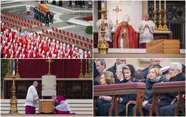 Papa Ratzinger, in piazza San Pietro i funerali di Benedetto XVI. FOTO