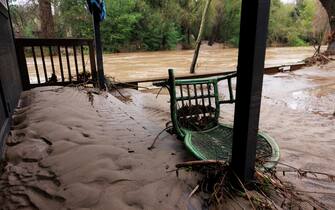 storm damage in California