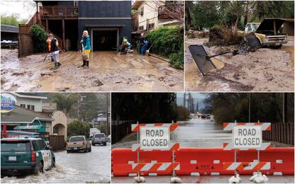 Usa, ancora emergenza maltempo in California: pioggia e fango. FOTO