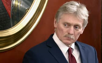 Kremlin spokesman Dmitry Peskov attends a news conference of Russian President Vladimir Putin following a meeting of the State Council on implementing the youth policy in current conditions, at the Kremlin in Moscow, Russia 22 December 2022.ANSA/VALERIY SHARIFULIN/SPUTNIK/KREMLIN POOL MANDATORY CREDIT