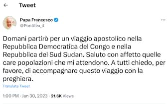 pope francis twitter