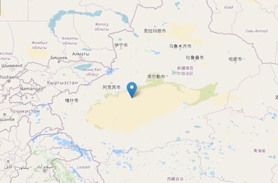Terremoto in Cina, scossa di magnitudo 5.8 nello Xinjiang