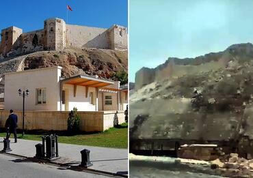 Turchia, crolla il castello di Gaziantep: foto prima e dopo il sisma