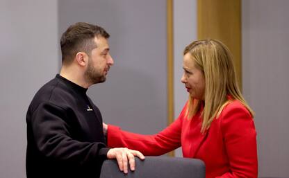 Ucraina, colloquio Zelensky-Meloni: grazie italiani per sostegno