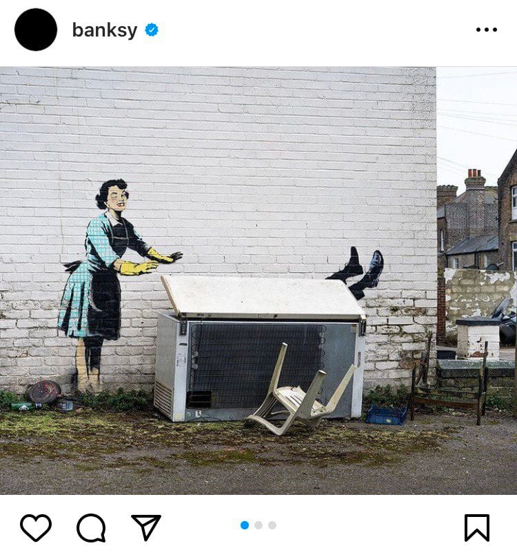 Banksy, nuova opera per San Valentino