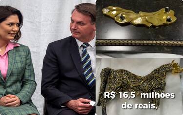I gioielli sequestrati a Jair Bolsonaro e destinati a sua moglie Michelle