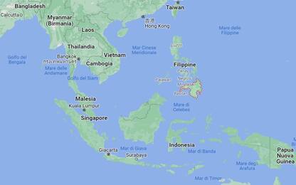 Filippine, scossa di terremoto magnitudo 6.0