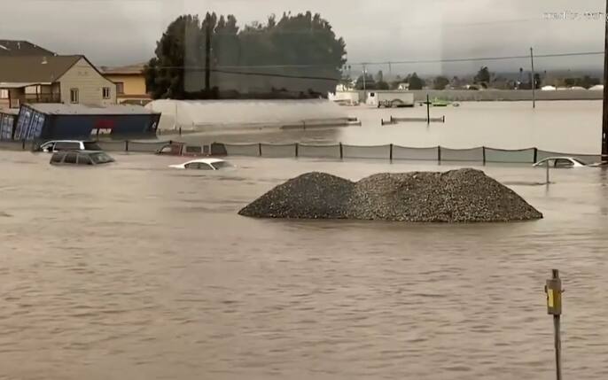 Alluvioni in California